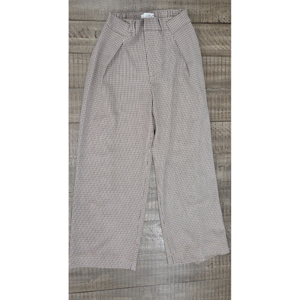 Zara Kids Houndstooth Patterned Trousers Brown, Black, White Check Design 11/12